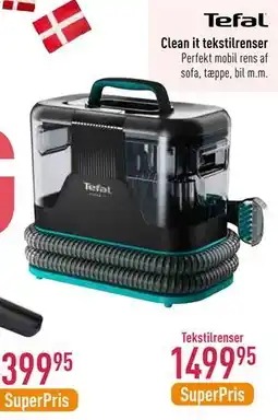 Imerco Clean it tekstilrenser, DKK 1499.95 tilbud