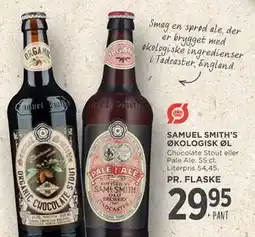 MENY SAMUEL SMITH’S ØKOLOGISK ØL, DKK 29.95 tilbud
