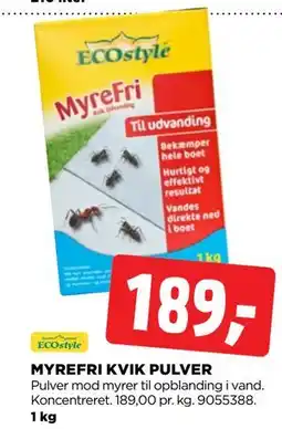 jem & fix MYREFRI KVIK PULVER, DKK 189 tilbud
