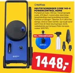 jem & fix HØJTRYKSRENSER CORE 140-6 POWERCONTROL HOME, DKK 1448 tilbud