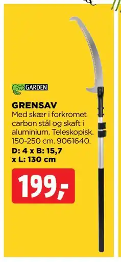 jem & fix GRENSAV, DKK 199 tilbud