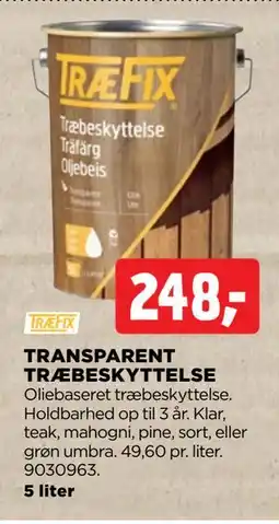 jem & fix TRANSPARENT TRÆBESKYTTELSE, DKK 248 tilbud