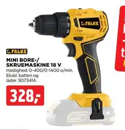 jem & fix MINI BORE-/ SKRUEMASKINE 18 V, DKK 328 tilbud