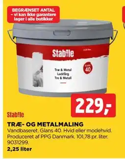 jem & fix TRÆ- OG METALMALING, DKK 229 tilbud