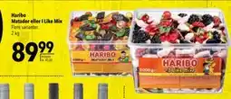 Citti Haribo Matador eller I Like Mix, DKK 89.99 tilbud