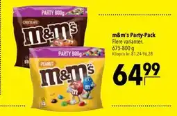Citti m&m’s Party-Pack, DKK 64.99 tilbud