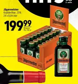 Citti Jägermeister, DKK 199.99 tilbud