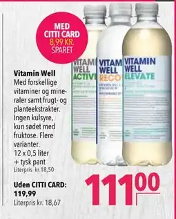 Citti Vitamin Well, DKK 119.99, Medlemspris tilbud