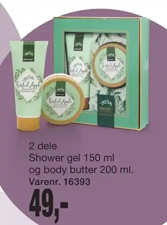 Harald Nyborg Shower gel 150 ml og body butter 200 ml tilbud