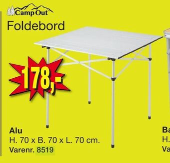 Harald Nyborg Foldebord tilbud