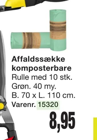 Harald Nyborg Affaldssække komposterbare tilbud