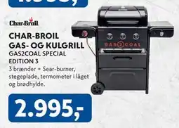 Davidsen CHAR-BROIL GAS- OG KULGRILL, DKK 2995 tilbud