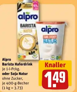 REWE DE Alpro Barista Haferdrink tilbud