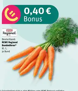 REWE DE Deutschland: REWE Regional Bundmöhren* tilbud