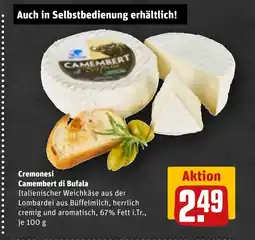 REWE DE Cremonesi Camembert di Bufala tilbud