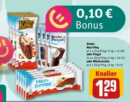 REWE DE Kinder Maxi King tilbud