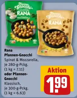 REWE DE Rana Pfannen-Gnocchi tilbud