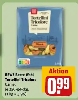 REWE DE REWE Beste Wahl Tortellini Tricolore tilbud