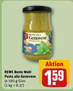 REWE DE REWE Beste Wahl Pesto alla Genovese tilbud