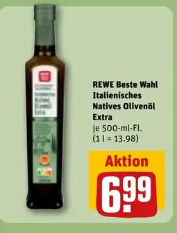 REWE DE REWE Beste Wahl Italienisches Natives Olivenöl Extra tilbud