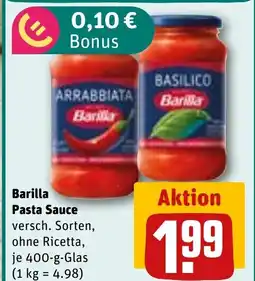 REWE DE Barilla Pasta Sauce tilbud