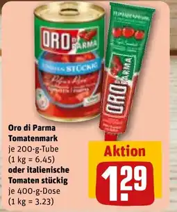 REWE DE Oro di Parma Tomatenmark tilbud