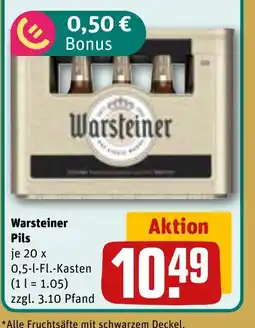 REWE DE Warsteiner Pils tilbud