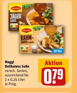 REWE DE Maggi Delikatess Soße versch. Sorten, tilbud