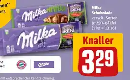 REWE DE Milka Schokolade tilbud