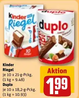 REWE DE Kinder Riegel tilbud
