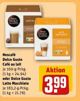 REWE DE Nescafé Dolce Gusto Café au lait tilbud