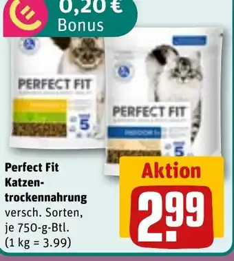 REWE DE Perfect Fit Katzen- trockennahrung tilbud