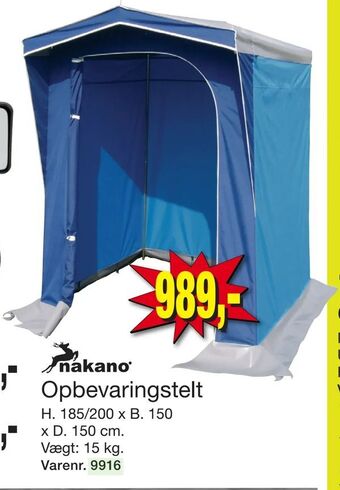 Harald Nyborg Opbevaringstelt tilbud