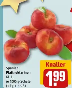 REWE DE Spanien: Plattnektarinen tilbud