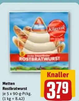 REWE DE Knaller Rostbratwurst tilbud