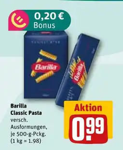 REWE DE Barilla Classic Pasta versch. tilbud