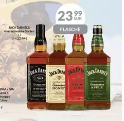 Nielsen's Discount JACK DANIEL'S 4 verschiedene Sorten tilbud