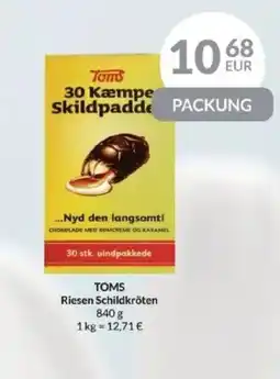 Nielsen's Discount TOMS Riesen Schildkröten tilbud