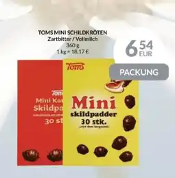 Nielsen's Discount TOMS MINI SCHILDKRÖTEN Zartbitter/Vollmilch tilbud