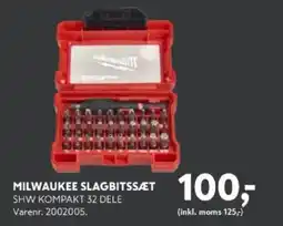 Davidsen MILWAUKEE SLAGBITSSÆT tilbud
