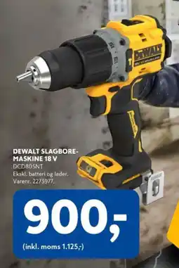 Davidsen DEWALT SLAGBORE- MASKINE 18 V DCD805NT tilbud