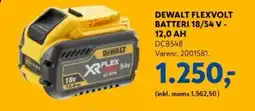 Davidsen DEWALT FLEXVOLT BATTERI 18/54 V - tilbud