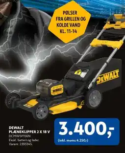 Davidsen DEWALT PLÆNEKLIPPER 2 X 18 V tilbud
