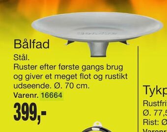 Harald Nyborg Bålfad tilbud