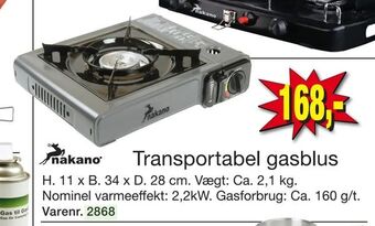 Harald Nyborg Transportabel gasblus tilbud