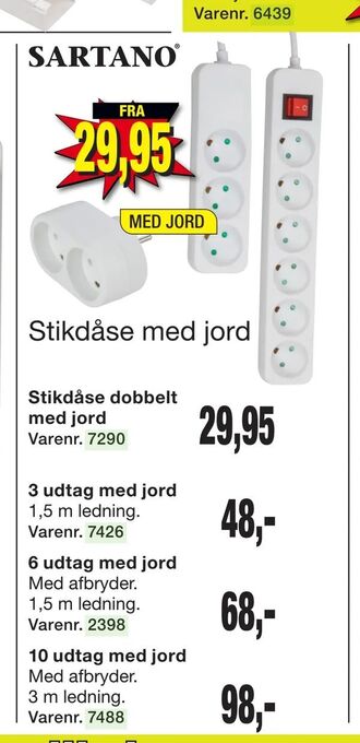 Harald Nyborg Stikdåse med jord tilbud