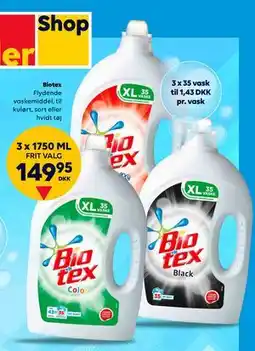 BorderShop Biotex, DKK 149.95 tilbud