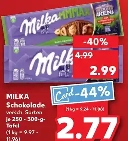 Kaufland MILKA Schokolade versch. Sorten tilbud