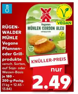 Kaufland RÜGEN- WALDER MÜHLE Vegane Pfannen- oder Grill- produkte tilbud
