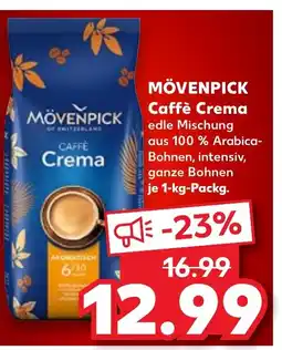 Kaufland MÖVENPICK Caffè Crema edle Mischung tilbud